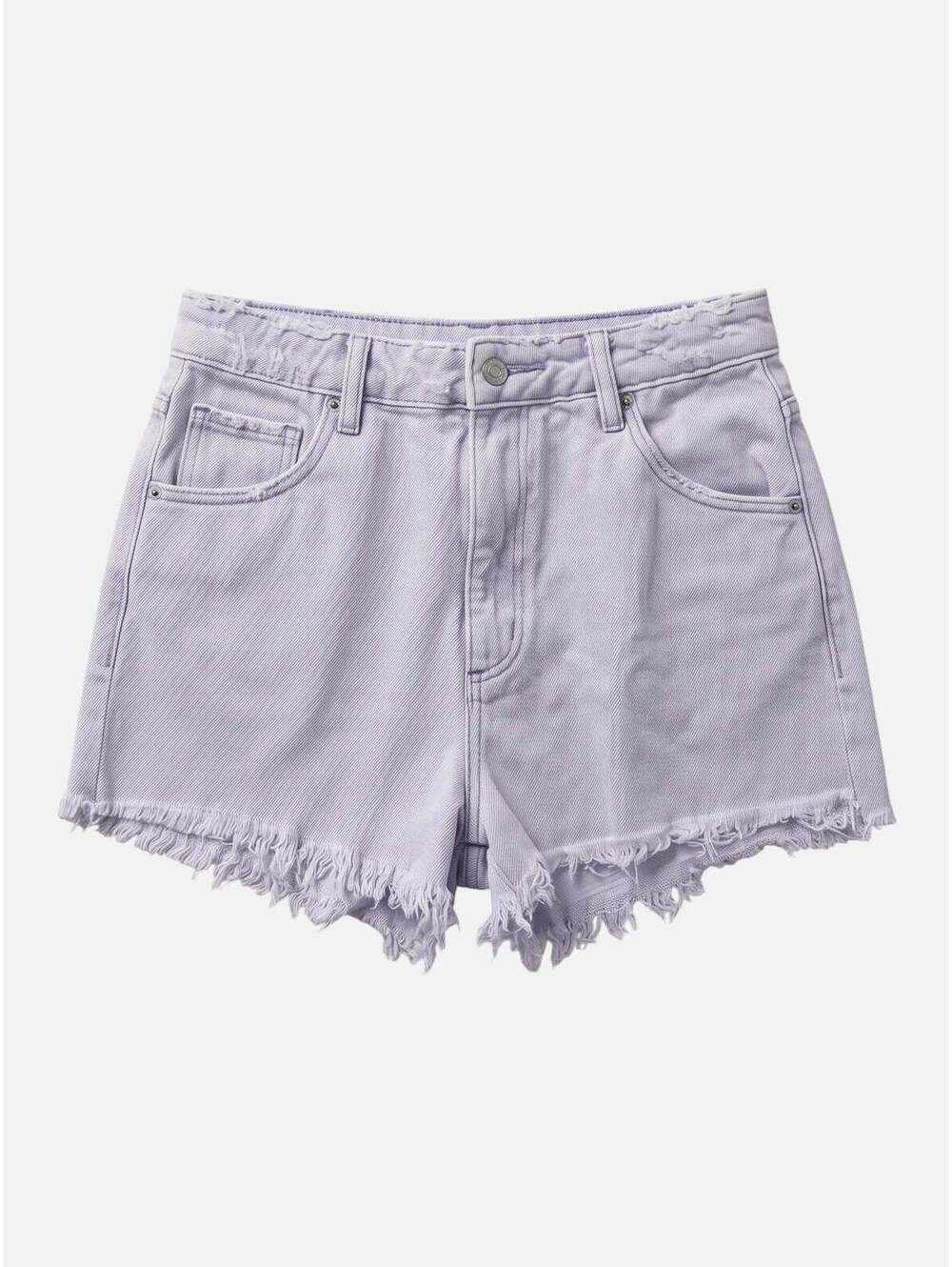 ROLLA'S Dusters Lilac Distressed Cutoff Shorts Size 26 AU 8 Pre-Loved MSRP $99